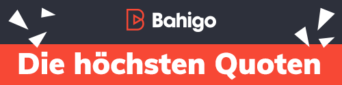Banner mit Bahigo Logo und dem Schriftzug Die höchsten Quoten