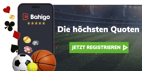 Bahigo Live-Wetten mit Fußball und Basketball Symbolen auf dunklem Stadionhintergrund